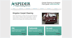 Desktop Screenshot of carpetcleaningkingston.com